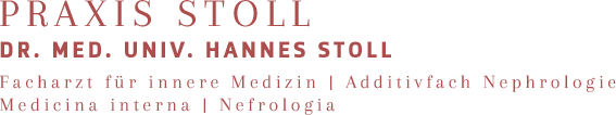 Dr. Med. Univ. Hannes Stoll | Medicina interna | Nefrologia